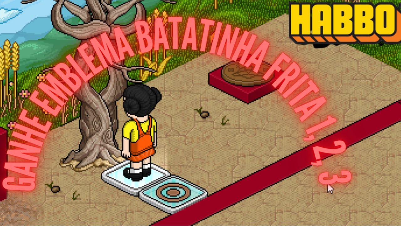 Ganhe emblema Batatinha Frita 1, 2, 3 feat. Kihabbo - Habbo News:  Informação com rapidez e simplicidade!