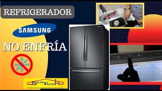 Refrigerador samsung Rf22 no enfría destella led 4 de lado del freezer -  YouTube