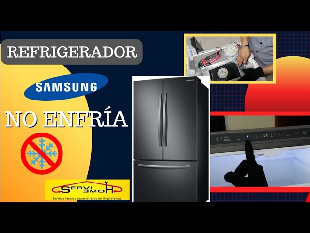 Refrigerador samsung Rf22 no enfría destella led 4 de lado del freezer -  YouTube