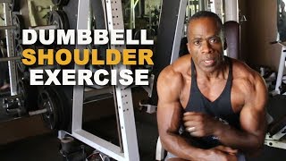 Dr Gene James-  Shoulder Exercise w/dumbbells- 62 years