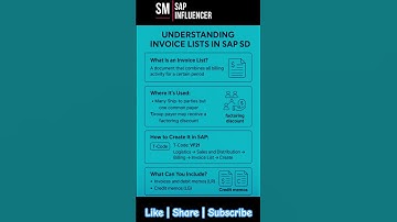 SAP S/4 HANA: PoV - Invoice List in SAP SD #sap #sapsd #saperp #saphanaenterprisecloud #sapcloud