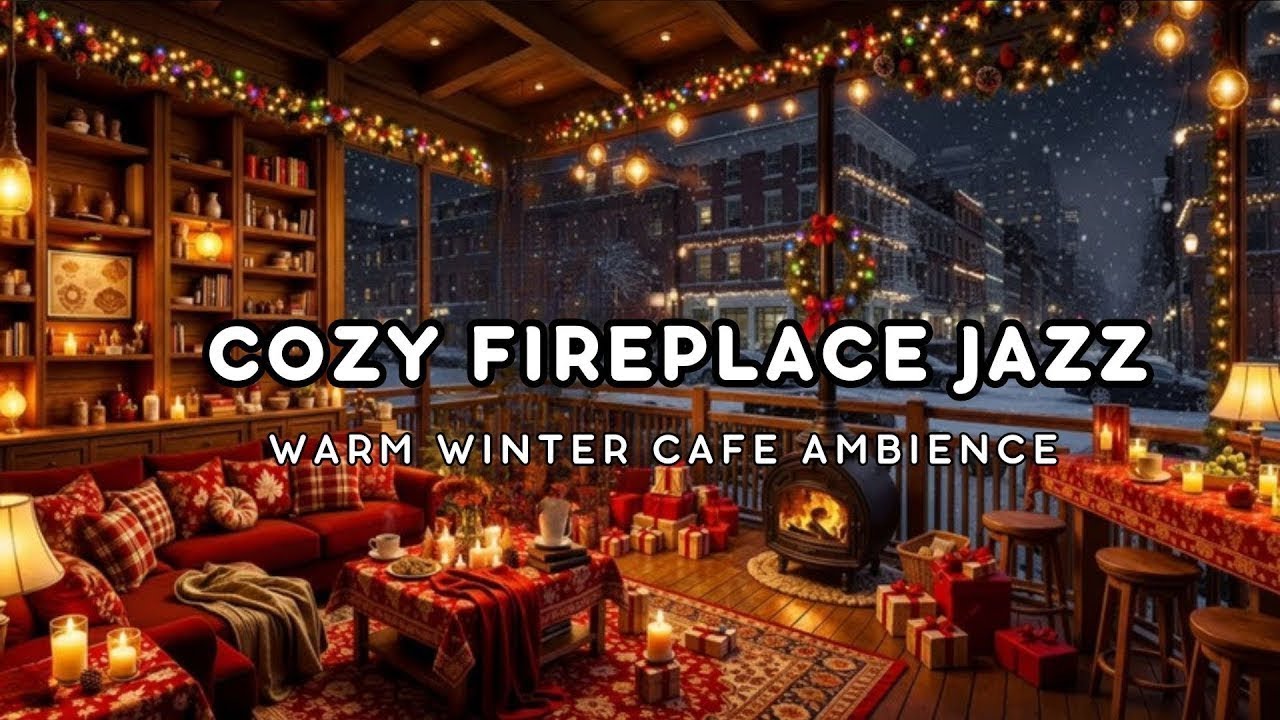 🔴Live Relaxing Music 24/7 || Cozy Fireplace Sounds for Work & Study 🔥 Fireplace with Crackling