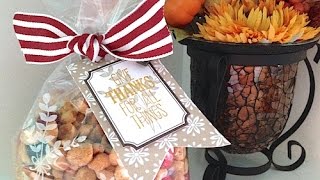 Simply Simple STAMPED CELLO BAG (Salted Caramel Peanuts) by Connie Stewart