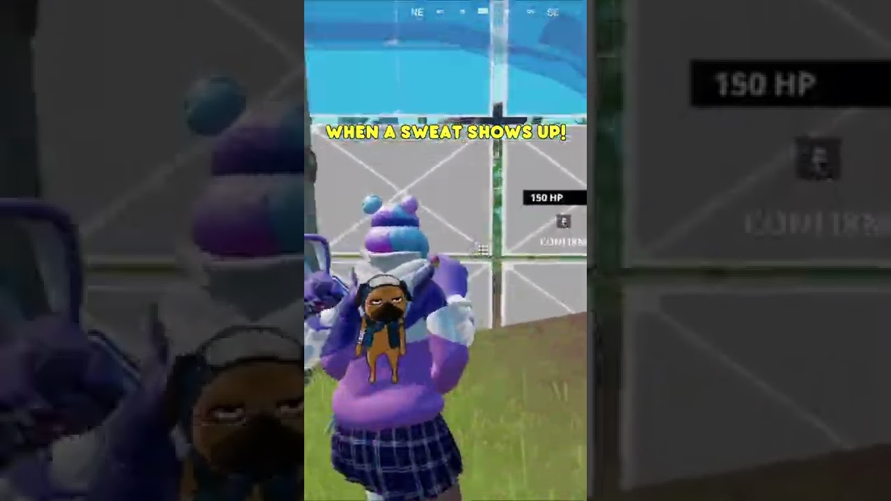 WHEN A SWEAT SHOWS UP!