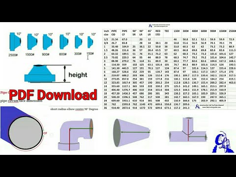 Pipe Fitting Dimensions Chart Pdf