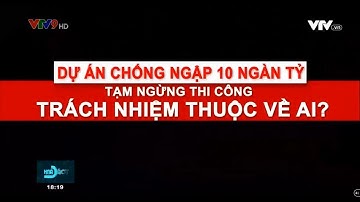 Dự án chống ngập do triều | Tạm dừng thi công, trách nhiệm thuộc về ai ? | VTV9