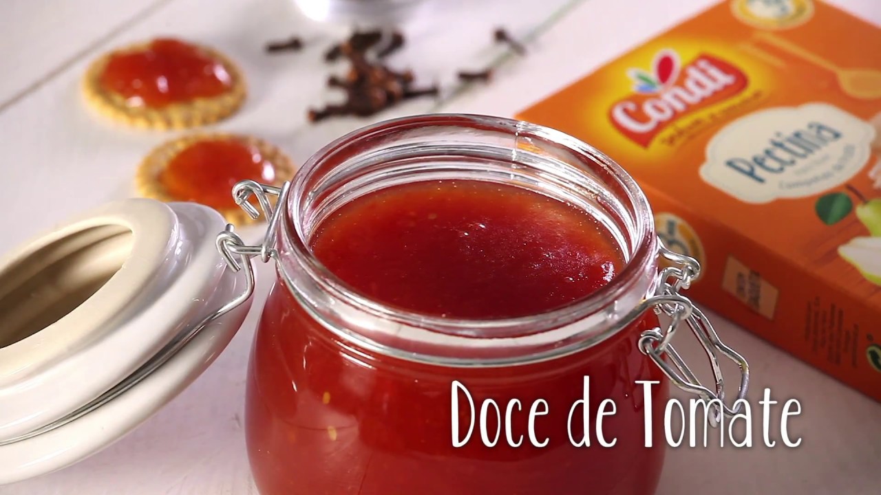 Doce de tomate com Pectina CONDI YouTube