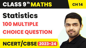 Statistics - MCQs | Class 9 Maths Chapter 14 MCQ (100 Solved)