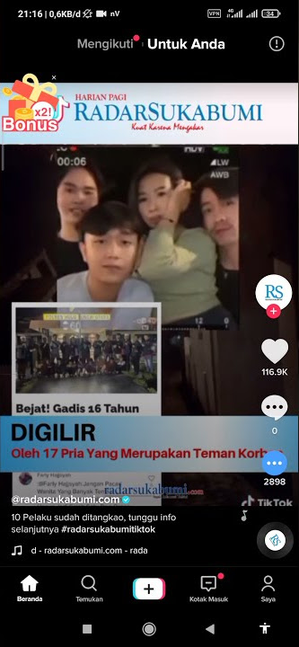 viral cewek di gilir 17 pria yang merupakan temannya #shorts