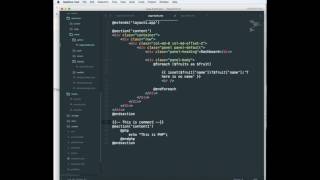 Laravel Tutorial - Blade Templating Part 2