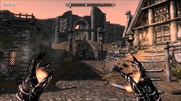 Skyrim: Midas Magic Mod! Hilarious Gameplay, Attacking Whiterun