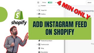 [Лента Instagram в Shopify] Как добавить ленту Instagram в Shopify (простой урок за 4 минуты) screenshot 5