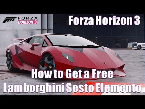 Forza Horizon 3 How To Get A Free Sesto Elemento