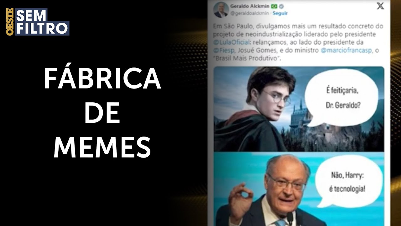 Depois de Karatê Kid, Alckmin conversa com Harry Potter | #osf