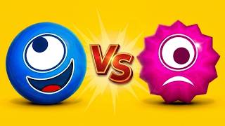 Hungry Balls Gameplay Pro Vs Fails Max Level Walkthrough Merge Pull Pin Up! screenshot 5