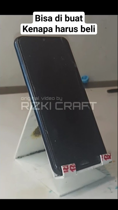 holder hp sederhana dari pvc bekas #kreatif #ide #pvc #handmade #diy #tutorial