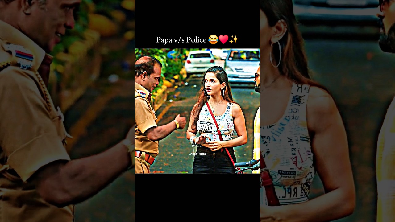 Police v/s Papa Ji 😂♥️✨ #shortsfeed #attitudeshorts #shortsviral #love #trendingreels #police