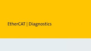 Diagnosis with EtherCAT - in 2 minutes (subtitles)