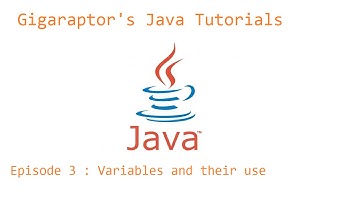 Java Tutorial Episode 3 :  Variables and their use