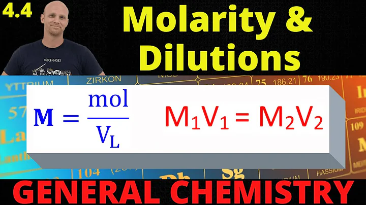 4.4 Molarity and Dilutions | General Chemistry
