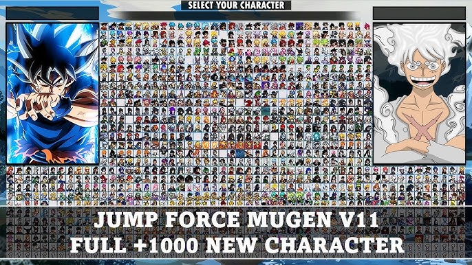 JUMP FORCE MUGEN V12 – 1300+ Characters (Gold Edition)