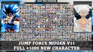 JUMP FORCE V.11 MUGEN (+1000 New Character)