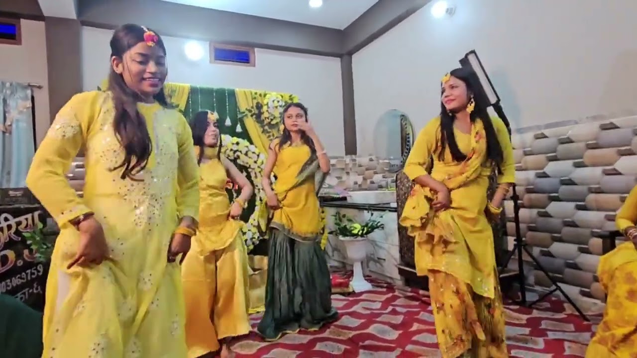 BRIDE haldi ceremony 💃
