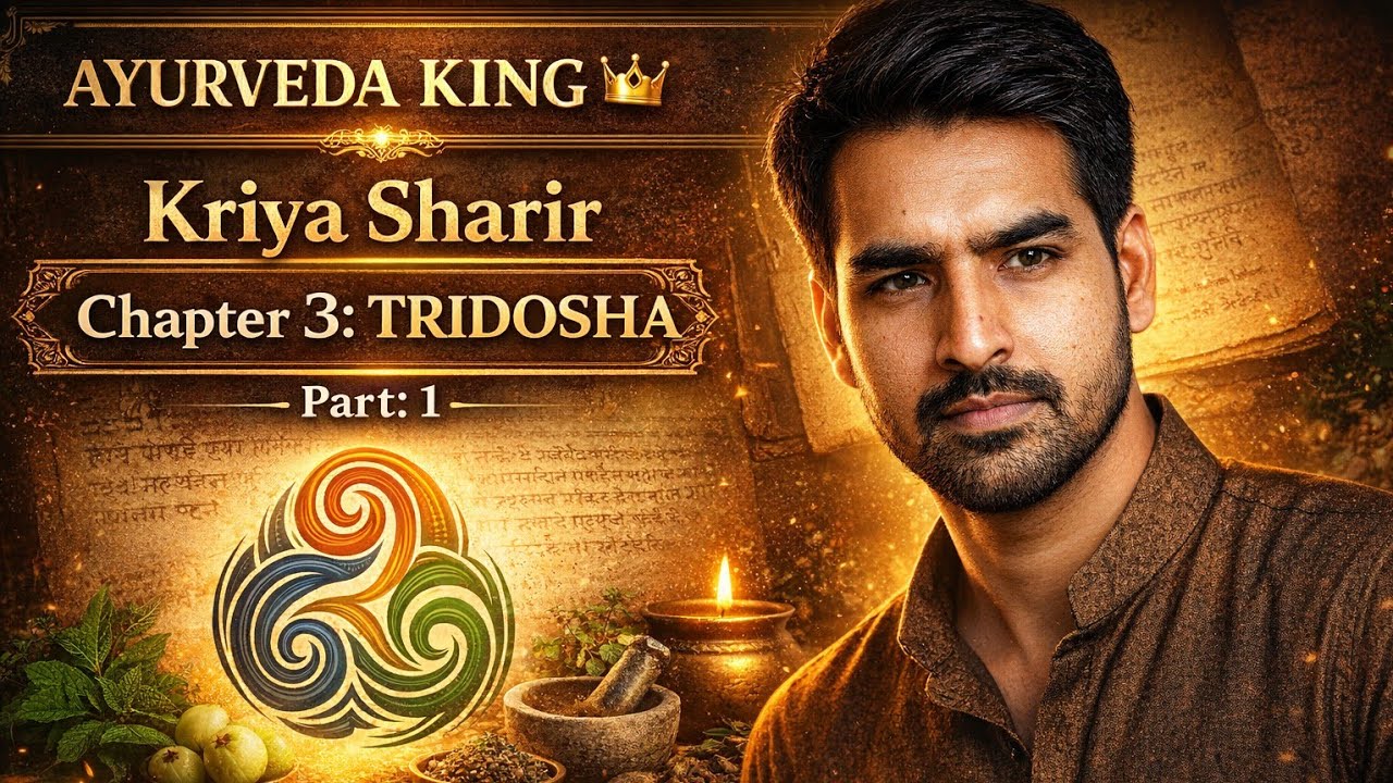 Chapter 3: TRIDOSHA part 1 | BAMS 1st Year Lecture | Kriya Sharir | Vata Pitta Kapha Explained 