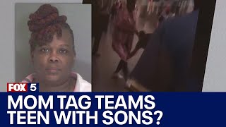 Mom jumps in while sons attack teen, police say | FOX 5 News