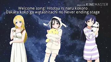 Music S.T.A.R.T : Eri x Nico x Umi ( lyrics + color-coded )