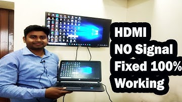 Fixed!!! HDMI no signal 100% working- Display Laptop to TV || Connect laptop with TV 100% working