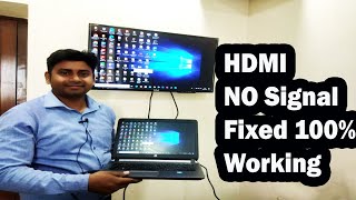 Fixed!!! HDMI no signal 100% working- Display Laptop to TV || Connect laptop with TV 100% working screenshot 4