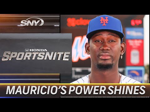 What could Ronny Mauricio's future be with the Mets after a hot start to spring? | SportsNite | SNY