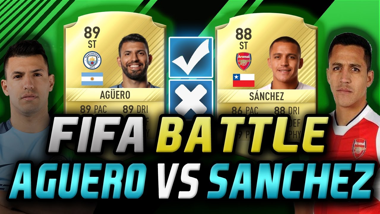 FIFA 17 - FIFA BATTLE! AGUERO VS SANCHEZ! - FIFA 17 ULTIMATE TEAM