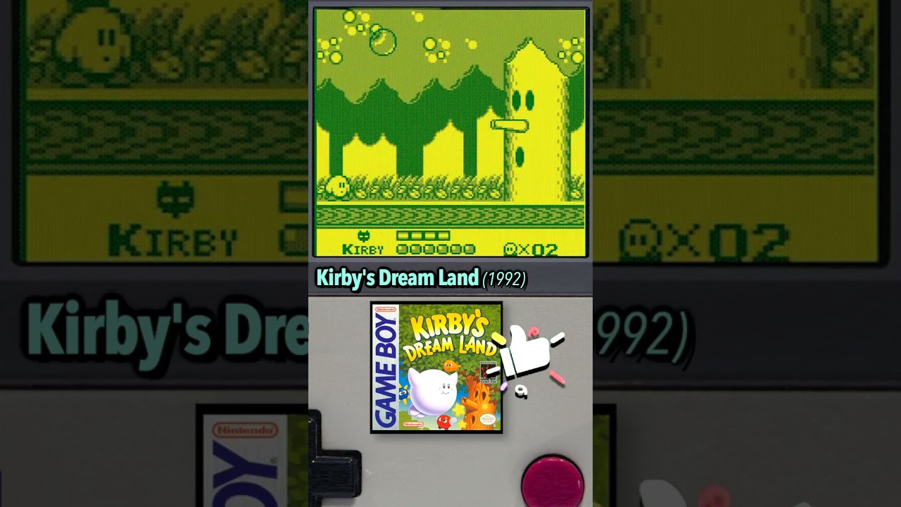 Kirby's Dream Land (Nintendo Gameboy 1992)
