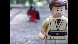 Jedi Master vs Sith Lord | Filming Outside Challenge | Lego Star Wars Stop Motion