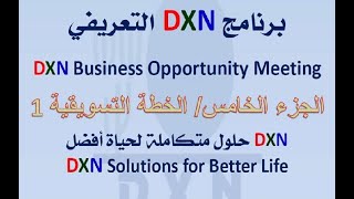 برنامج شركة DXN التعريفي | الجزء الخامس | الخطة التسويقية 1 | نظام العلاوات والمكافآت والحوافز