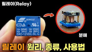 릴레이의 작동 원리, 종류, 구조 등등... A~Z까지!! (SPST, DPST, SPDT, DPDT, NO, NC, COM)