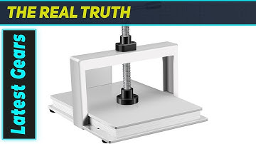 Ultimate A3 Bookbinding Press Machine: Flawless Flattening & Nipping Power!