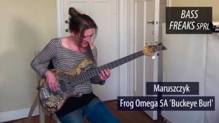 Maruszczyk Frog Omega 5A Buckeye Burl Live Demo - Bassfreaksnet