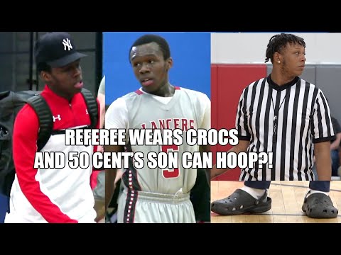 50 CENT'S SON HOOPING + REFS IN CROCS?!