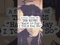 THE HIVES - "Hate to Say I Told You So" (full cover)