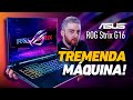 UNBOXING primeiras impressões ASUS ROG Strix G16 — Notebook gamer com a CPU mais rápida do mundo