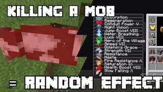 Minecraft But Killing Mobs Gives You Random Potion Effects