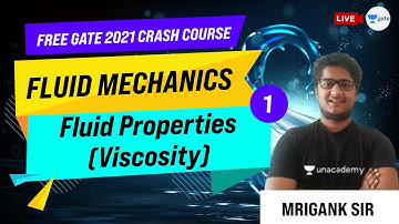 Fluid Properties ( Viscosity) | Gate Crash Course | Lec -1 | GATE CE Exam