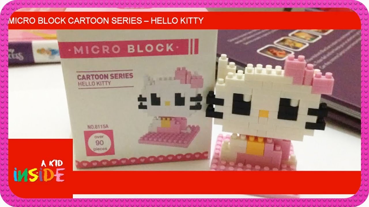 Micro Block Boyu Cartoon Series Hello Kitty (Micro Blocks) YouTube