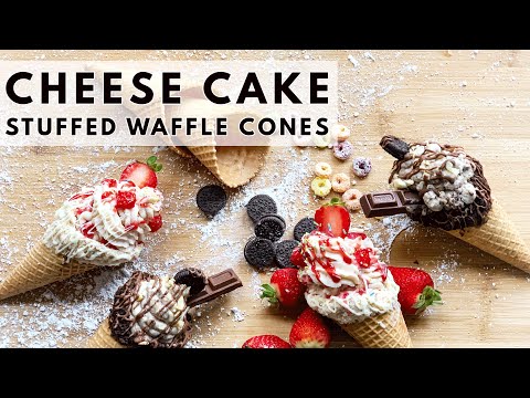 Video: Waffle Cheesecake Nrog Mascarpone