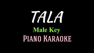 TALA | SLOW VERSION | Khimo Gumatay | LOWER KEY | Male Key | Piano Karaoke by Aldrich Andaya