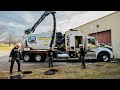 Cleaning catch basins with rebel hydrovac