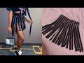 DIY no-sew zipper skirt | beginner friendly clothing hack | 5 minute DIY